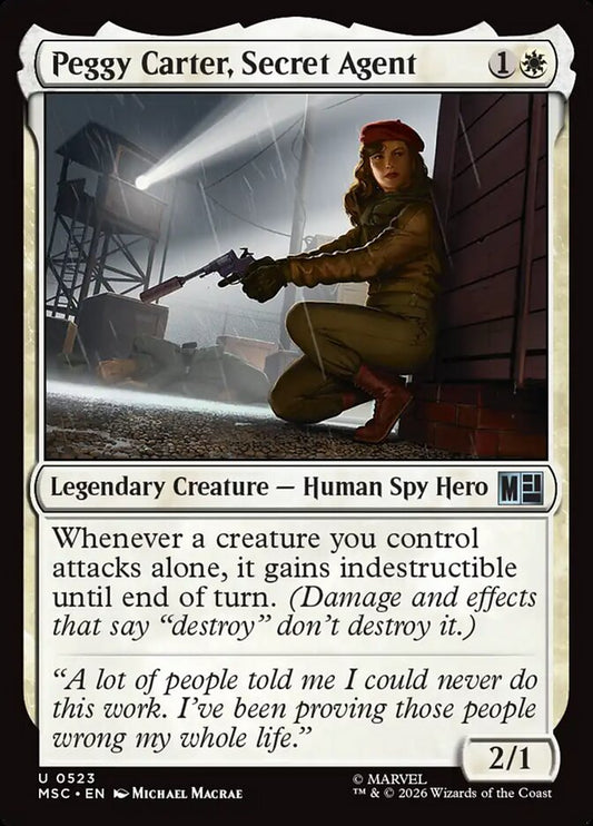 Peggy Carter, Secret Agent - carta Magic The Gathering