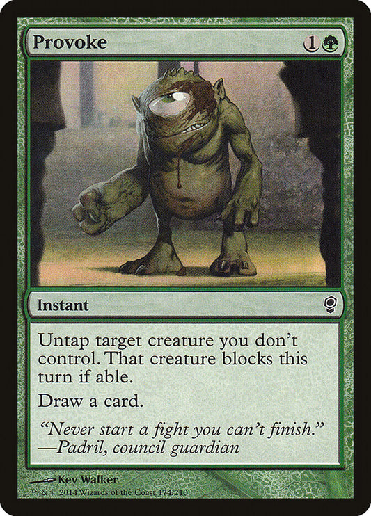 Provoke - carta Magic The Gathering