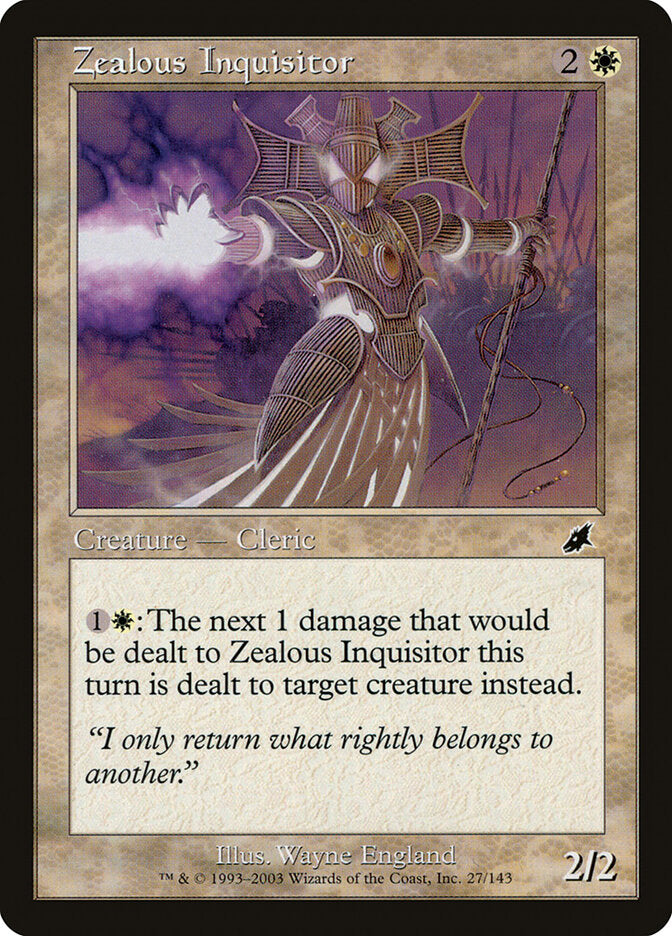 Zealous Inquisitor - carta Magic The Gathering