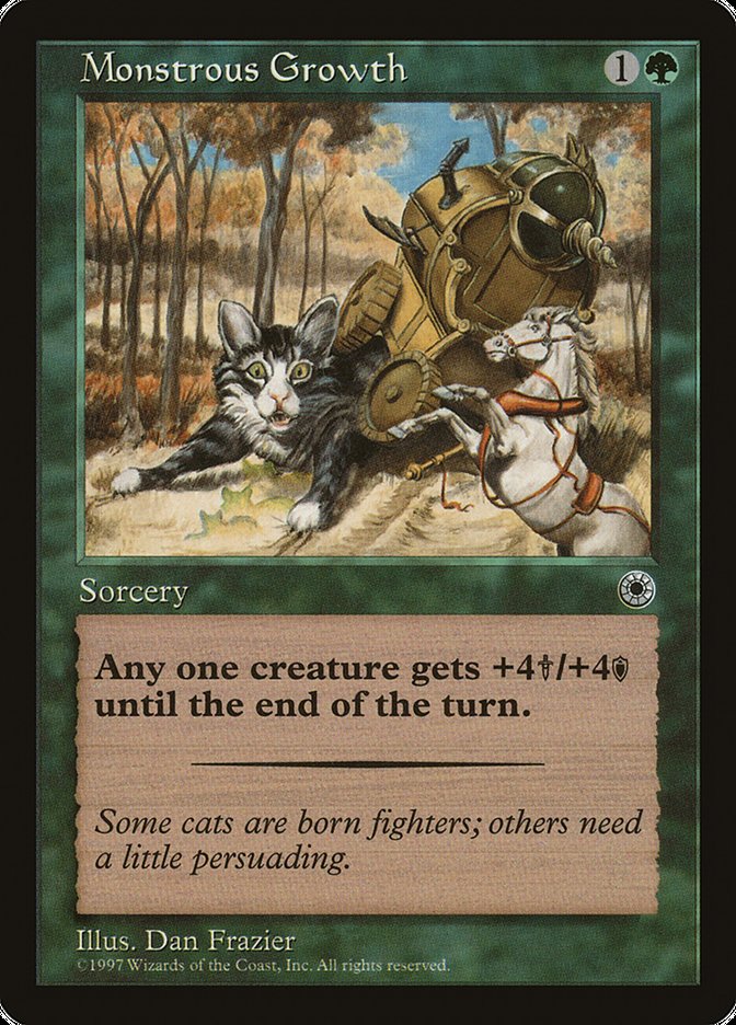 Monstrous Growth - carta Magic The Gathering