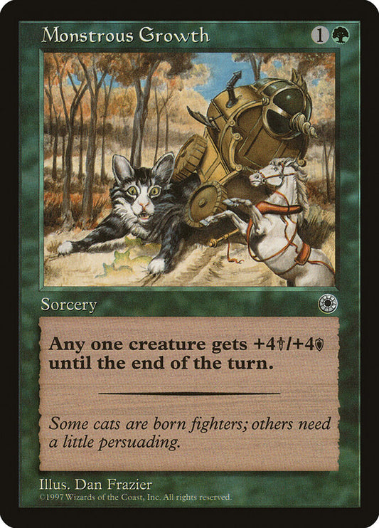 Monstrous Growth - carta Magic The Gathering