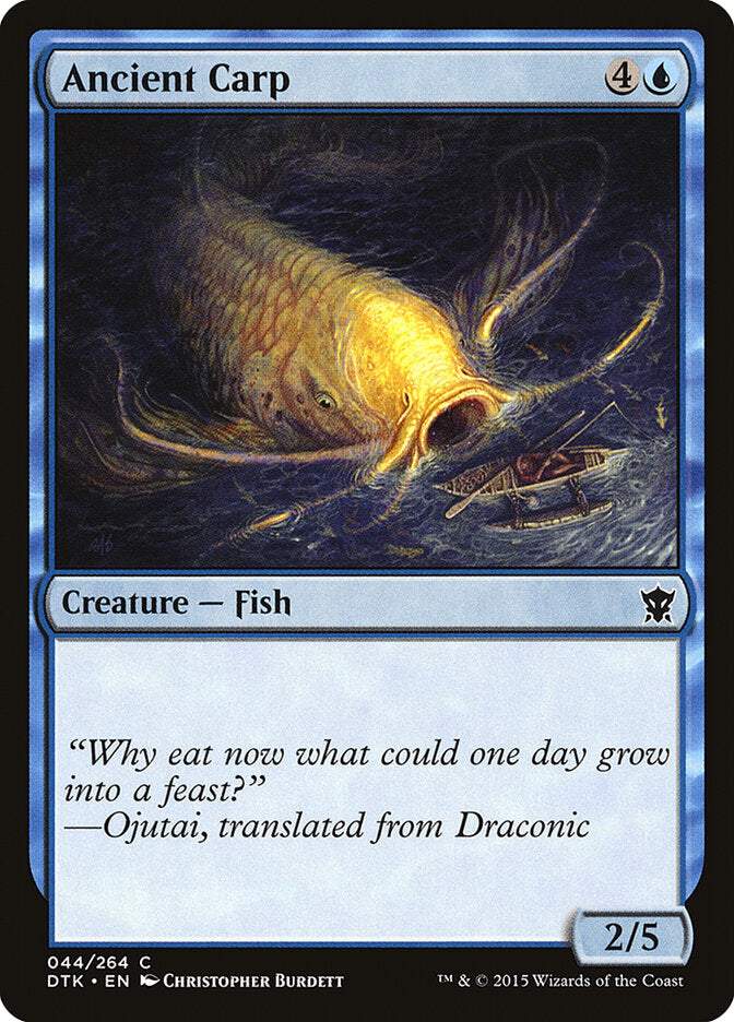 Ancient Carp - carta Magic The Gathering