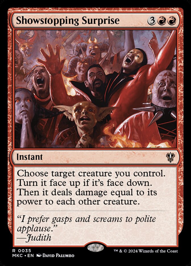 Showstopping Surprise - carta Magic The Gathering