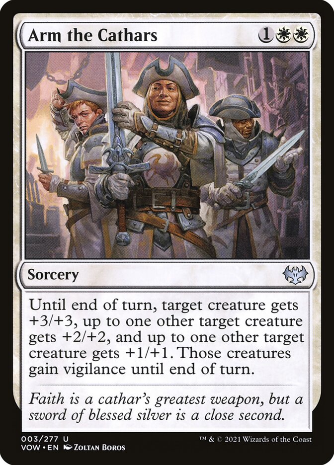 Arm the Cathars - carta Magic The Gathering