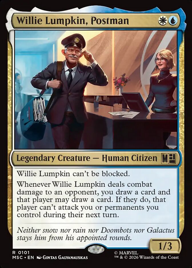 Willie Lumpkin, Postman - carta Magic The Gathering