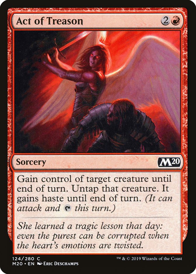 Act of Treason - carta Magic The Gathering