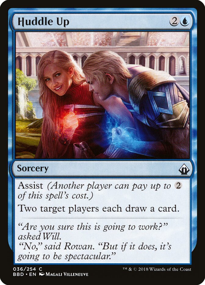 Huddle Up - carta Magic The Gathering