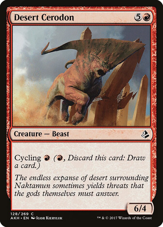 Desert Cerodon - carta Magic The Gathering