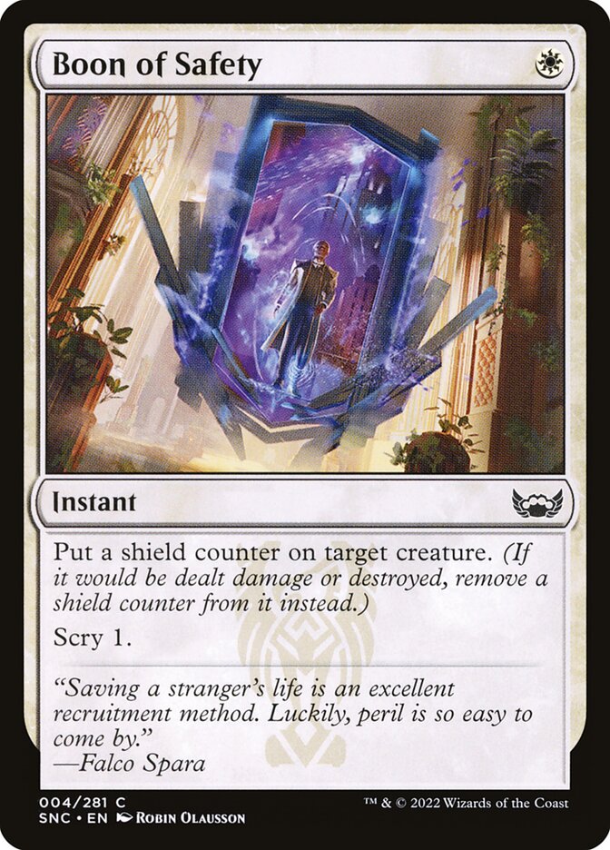 Boon of Safety - carta Magic The Gathering