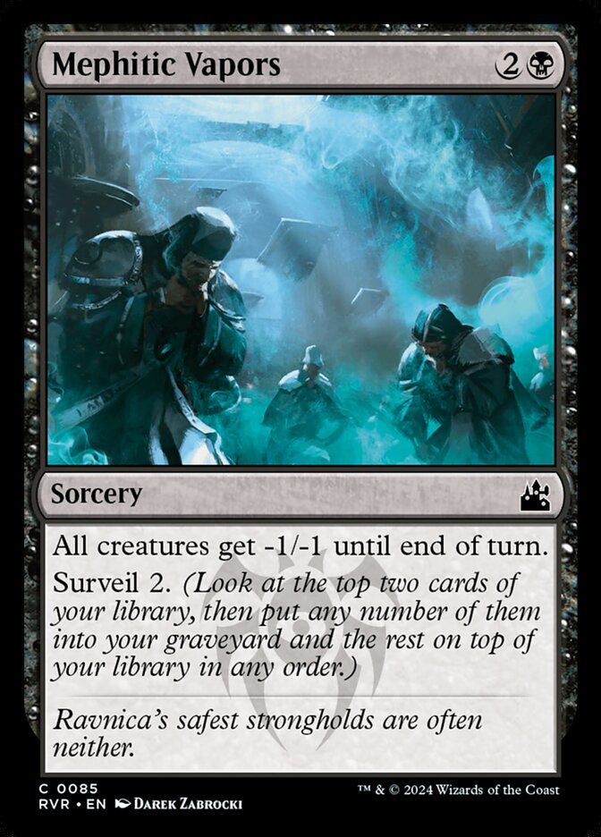 Mephitic Vapors - carta Magic The Gathering