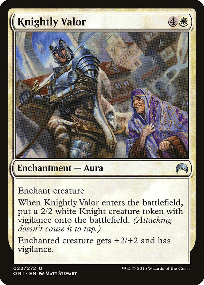 Knightly Valor - carta Magic The Gathering
