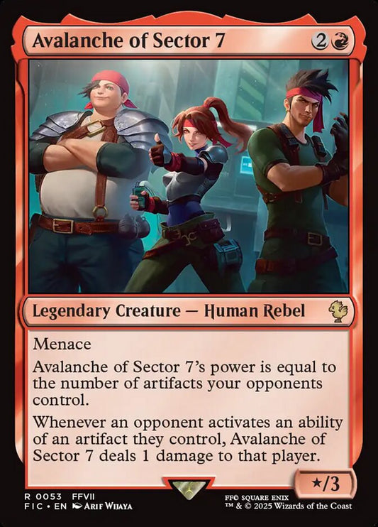 Avalanche of Sector 7 - FIC-053-NF-FFV-LDG-SUR-UNI