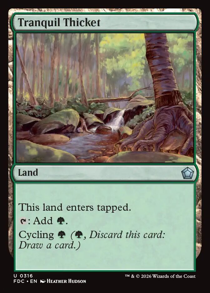 Tranquil Thicket - carta Magic The Gathering