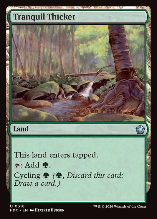 Tranquil Thicket - carta Magic The Gathering