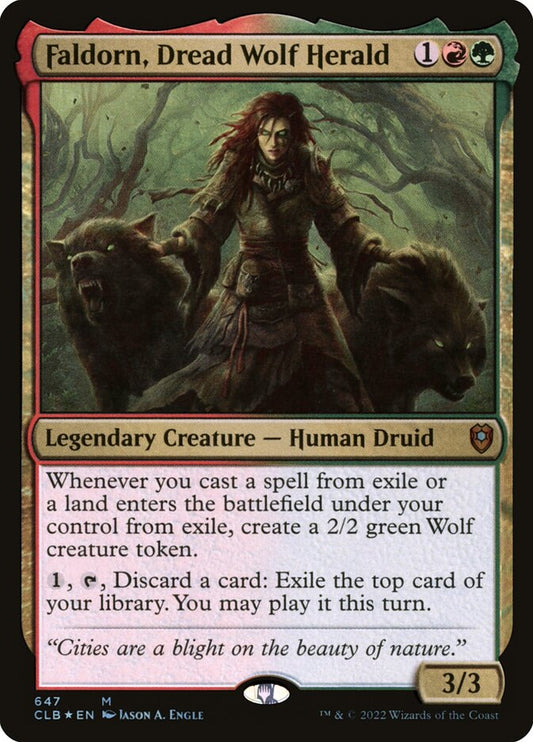 Faldorn, Dread Wolf Herald - CLB-647-F-LDG