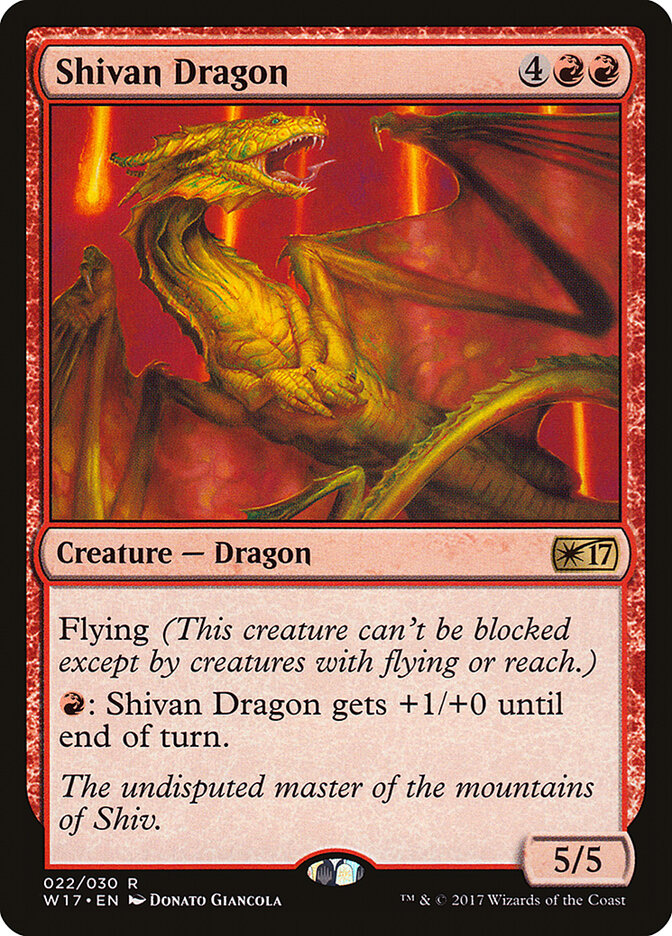 Shivan Dragon - carta Magic The Gathering