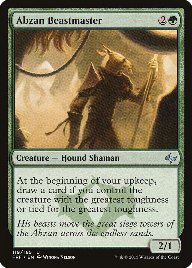 Abzan Beastmaster - carta Magic The Gathering