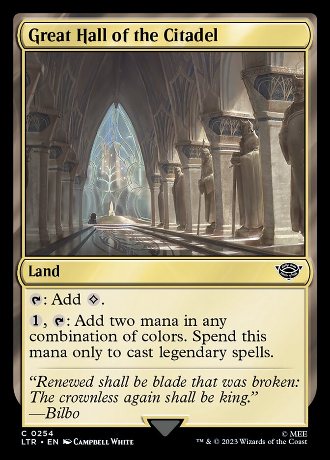 Great Hall of the Citadel - carta Magic The Gathering