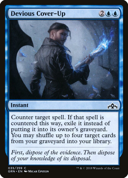 Devious Cover-Up - carta Magic The Gathering