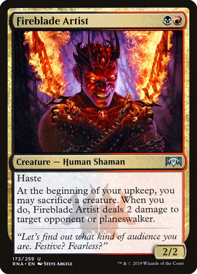 Fireblade Artist - carta Magic The Gathering