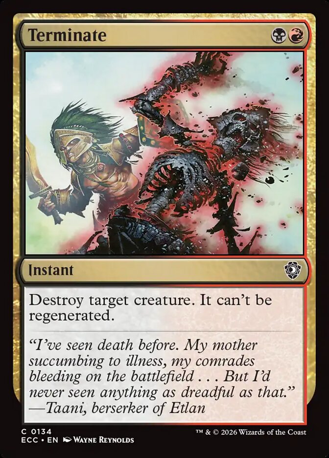 Terminate - ECC-134-NF-STD