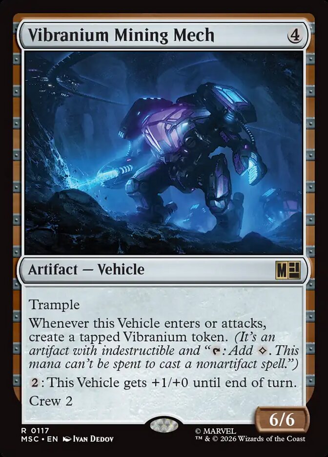 Vibranium Mining Mech - carta Magic The Gathering