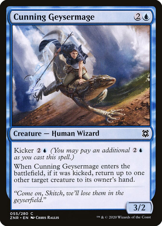 Cunning Geysermage - carta Magic The Gathering