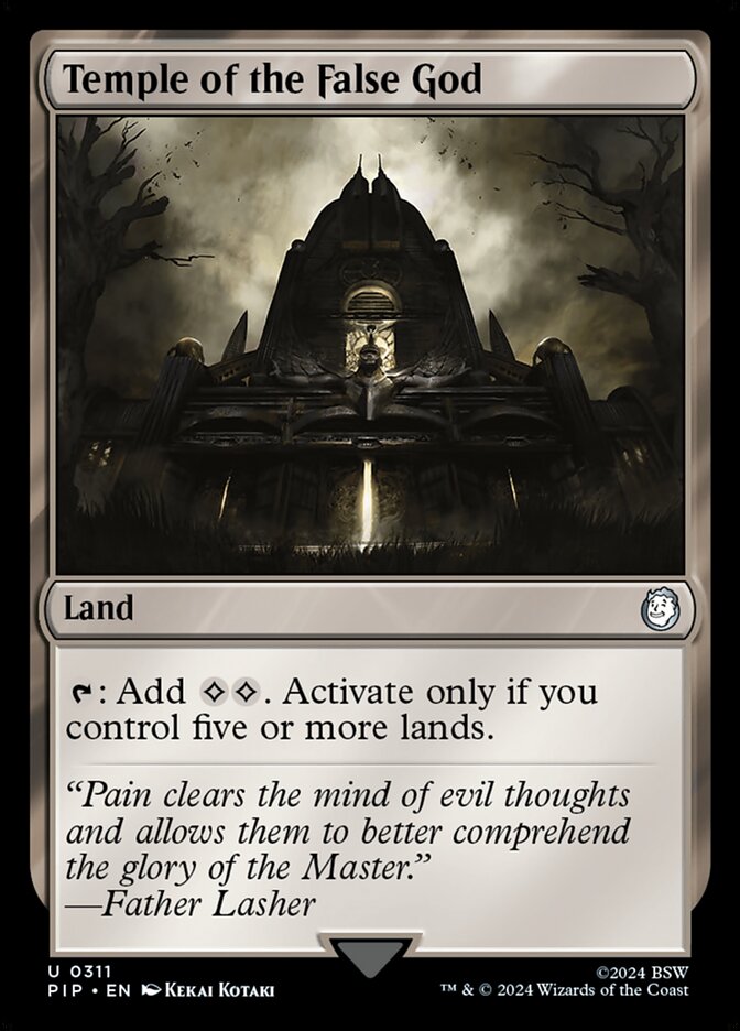 Temple of the False God - carta Magic The Gathering