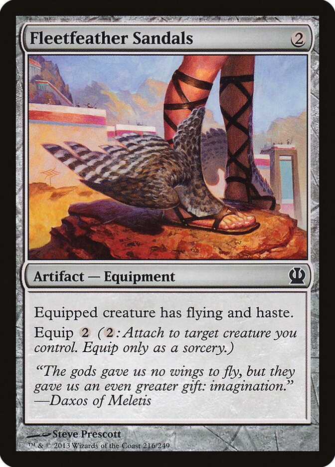Fleetfeather Sandals - carta Magic The Gathering