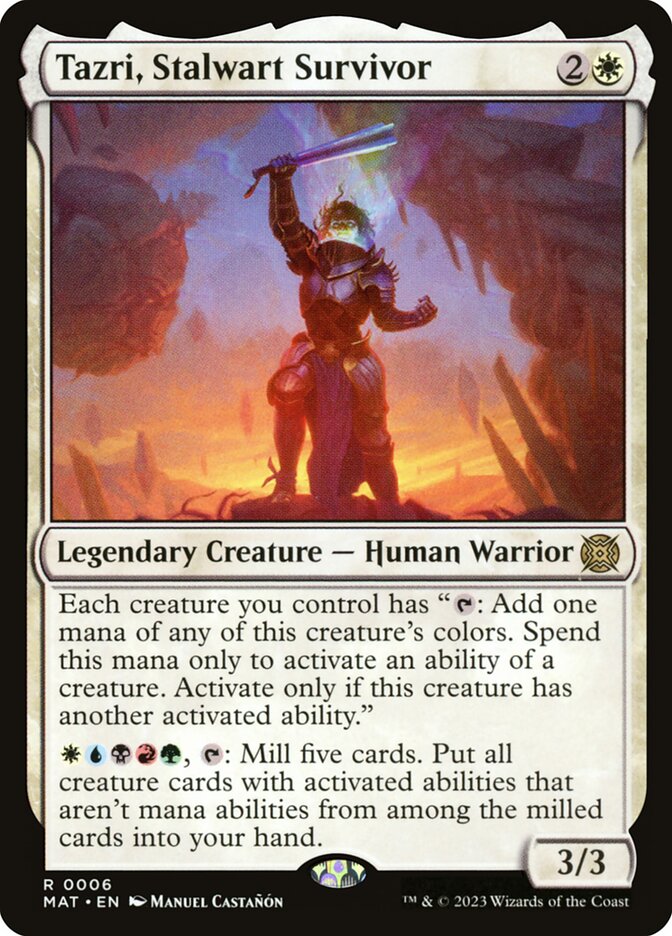 Tazri, Stalwart Survivor - carta Magic The Gathering