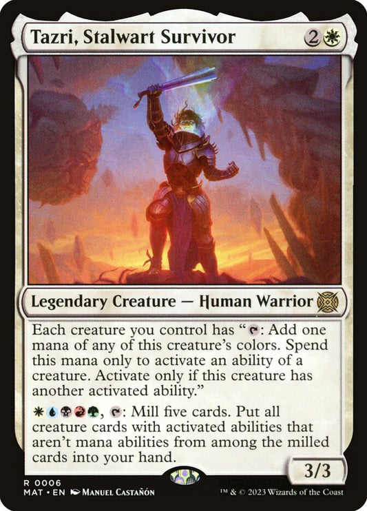 Tazri, Stalwart Survivor - carta Magic The Gathering