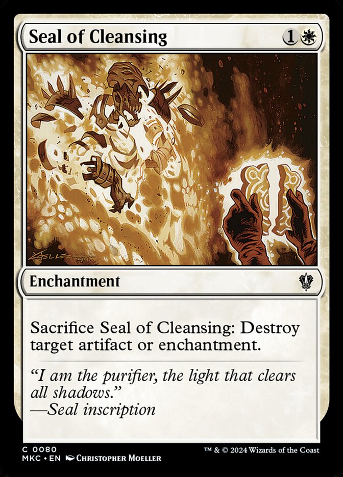 Seal of Cleansing - carta Magic The Gathering