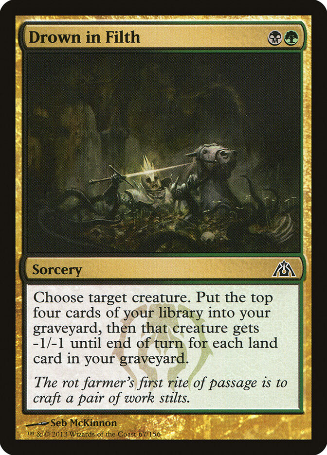 Drown in Filth - carta Magic The Gathering