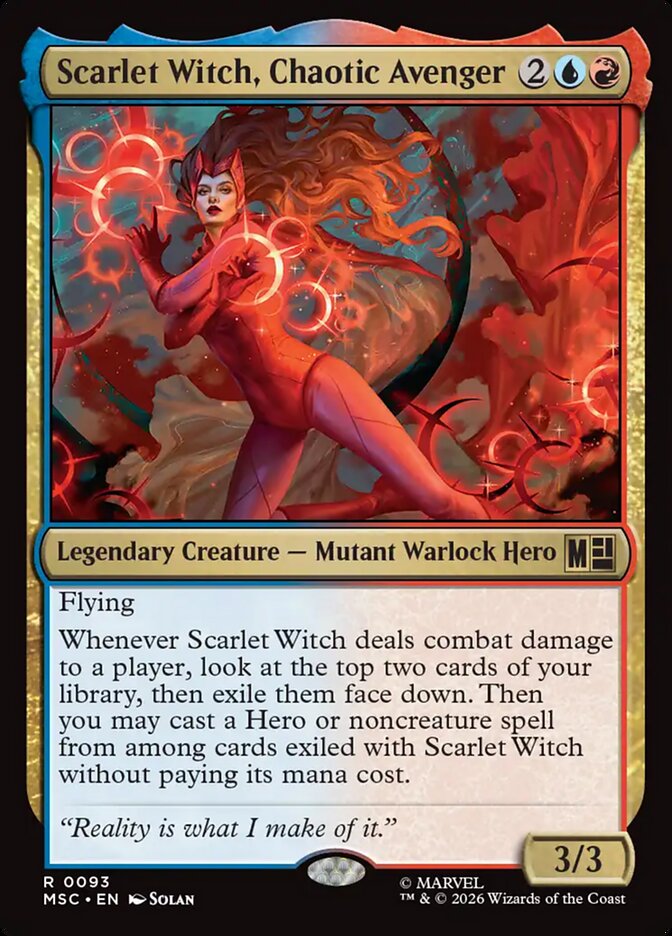 Scarlet Witch, Chaotic Avenger - carta Magic The Gathering