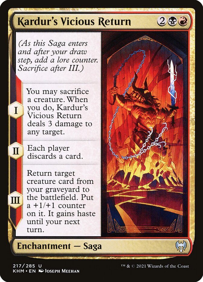 Kardur's Vicious Return - carta Magic The Gathering