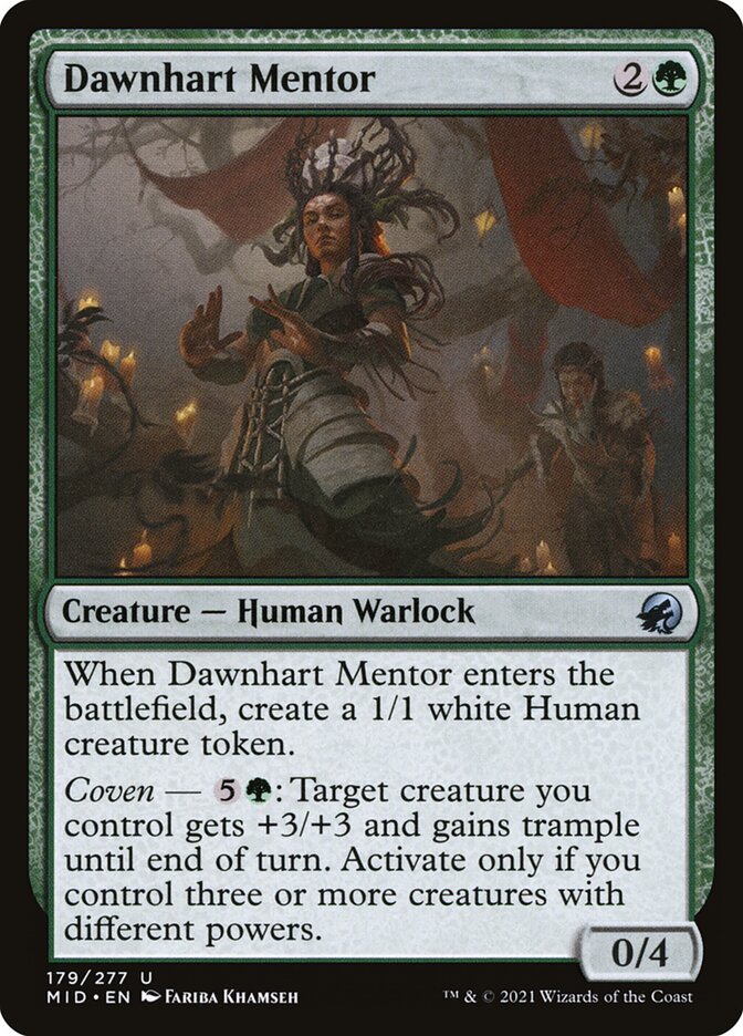 Dawnhart Mentor - carta Magic The Gathering