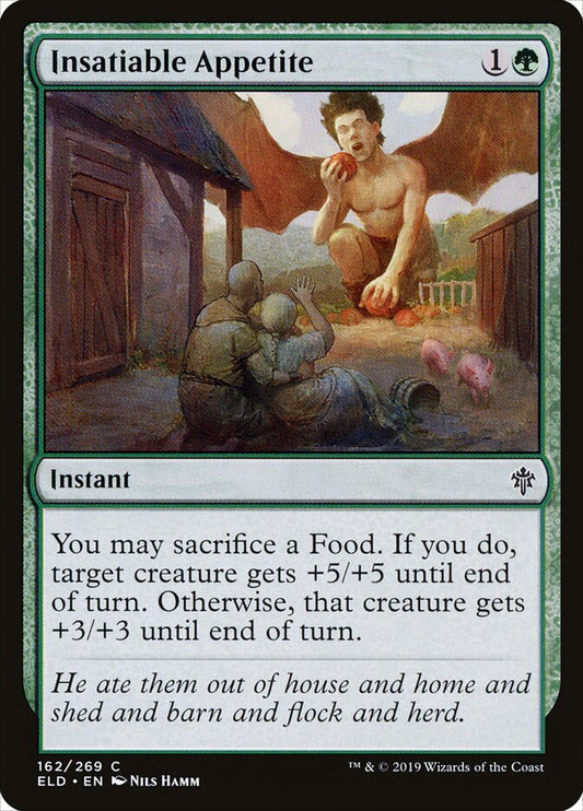 Insatiable Appetite - carta Magic The Gathering