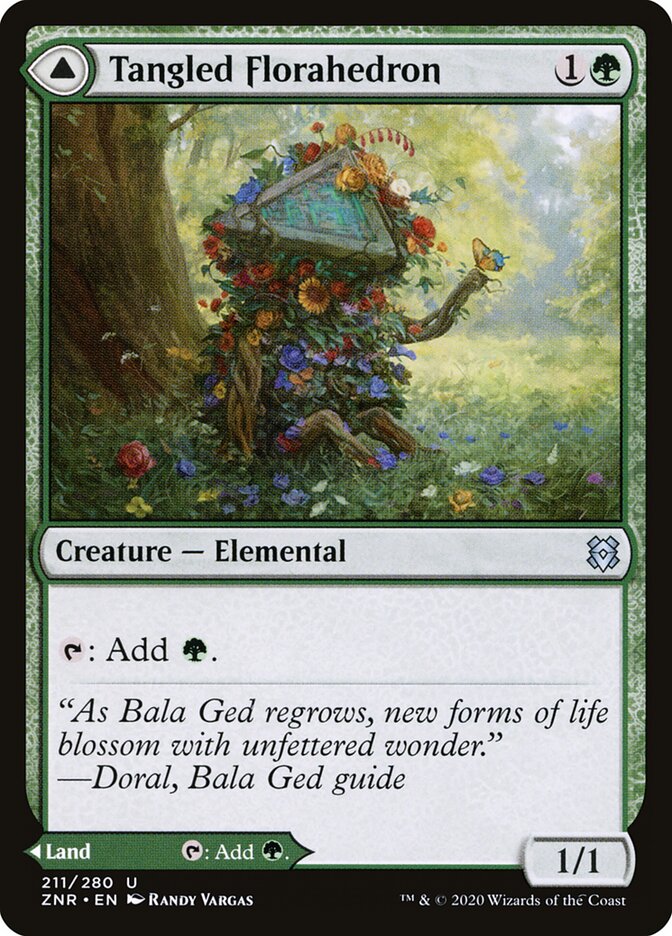 Tangled Florahedron - carta Magic The Gathering