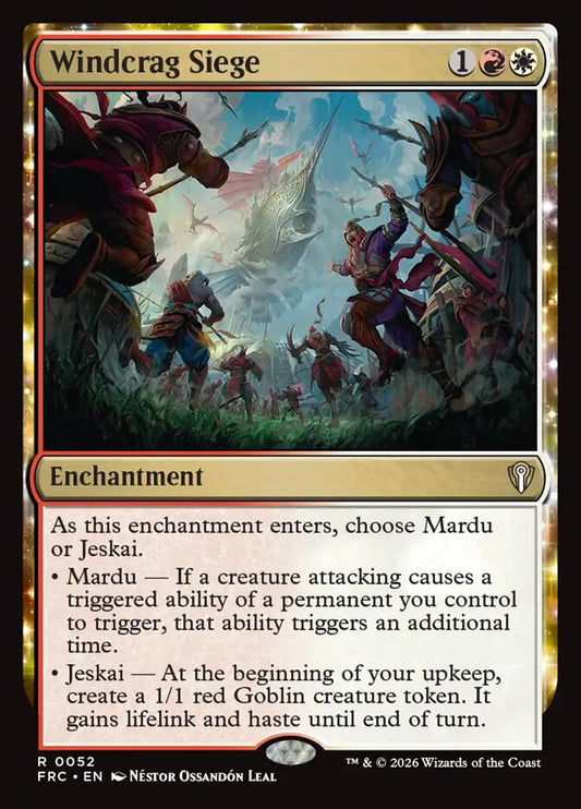 Windcrag Siege - carta Magic The Gathering