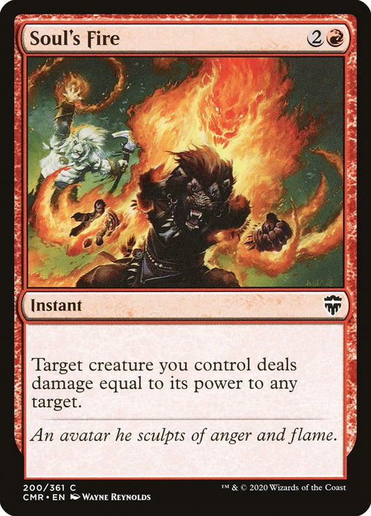 Soul's Fire - carta Magic The Gathering