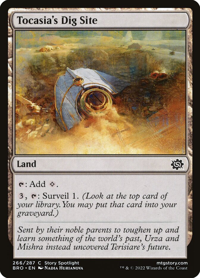 Tocasia's Dig Site - carta Magic The Gathering