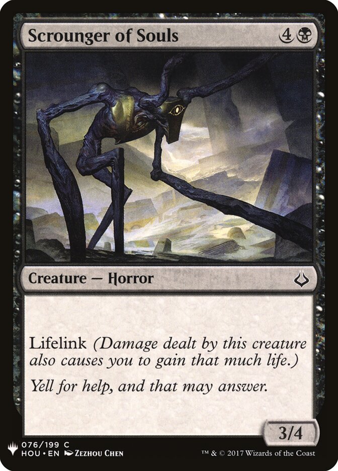 Scrounger of Souls - carta Magic The Gathering