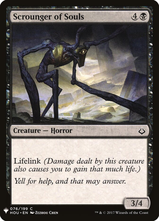 Scrounger of Souls - carta Magic The Gathering