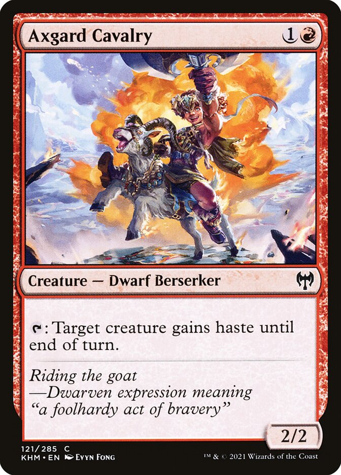 Axgard Cavalry - carta Magic The Gathering