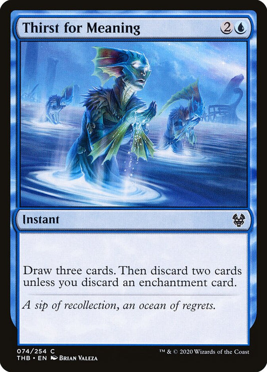 Thirst for Meaning - carta Magic The Gathering