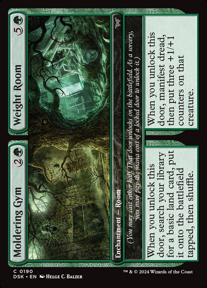 Moldering Gym // Weight Room - carta Magic The Gathering