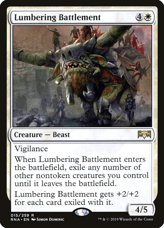 Lumbering Battlement - carta Magic The Gathering