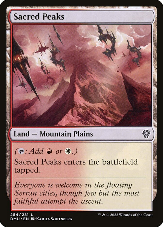 Sacred Peaks - carta Magic The Gathering