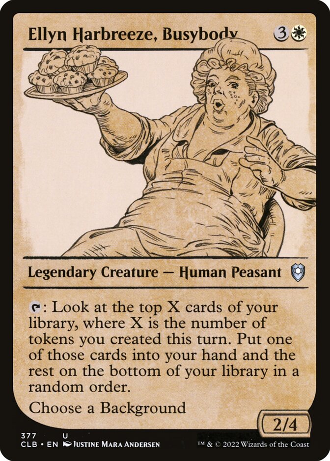 Ellyn Harbreeze, Busybody - carta Magic The Gathering
