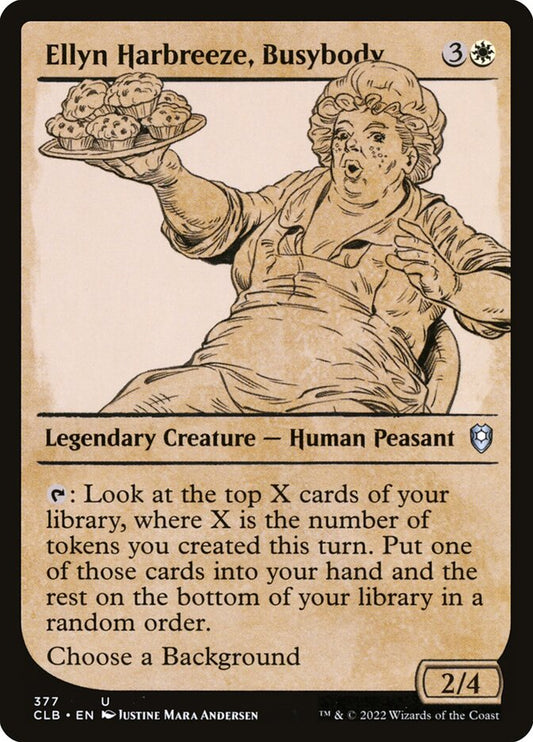 Ellyn Harbreeze, Busybody - carta Magic The Gathering